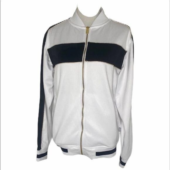 Men’s size medium CSG full zip white and black track jacket - Picture 1 of 7